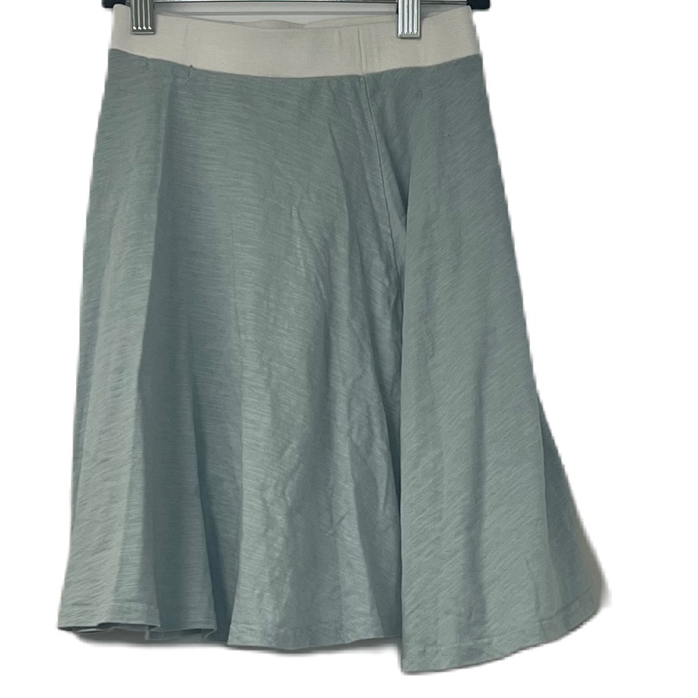 Tottini girls sz 6 blue high waist aline fun casual spring summer skirt camp